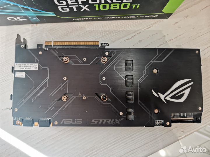 Видеокарта GTX 1080 ti 11 gb asus rog strix OC