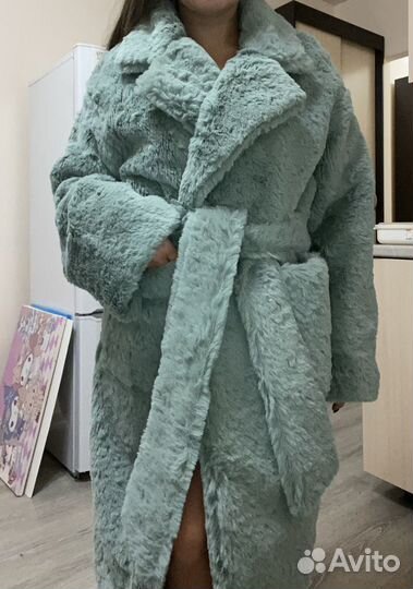 Шуба из эко меха