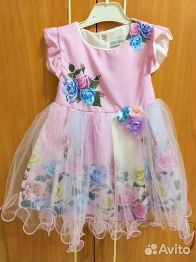 Платье для девочки 80- 86 размер