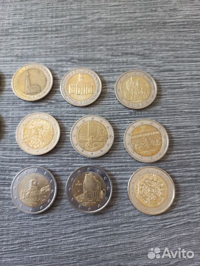 Монеты 2 евро юбилейные