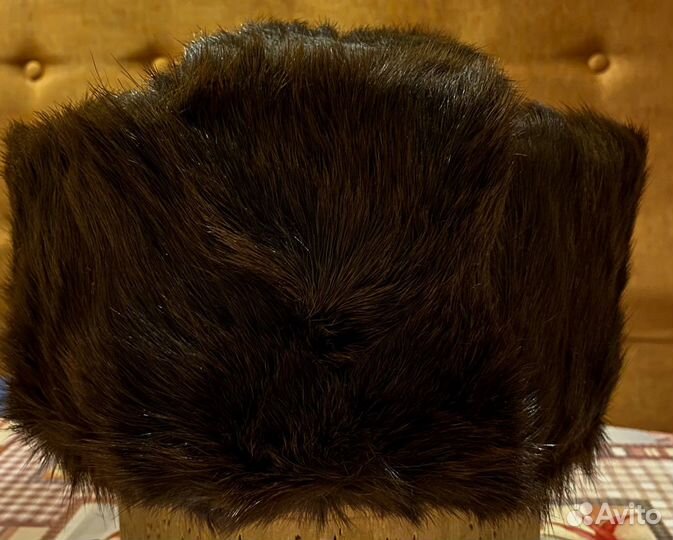 Шапка ушанка из сурка