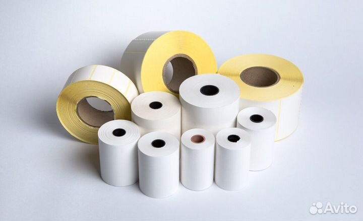 Чековая лента, термоэтикетка, расходные материалы