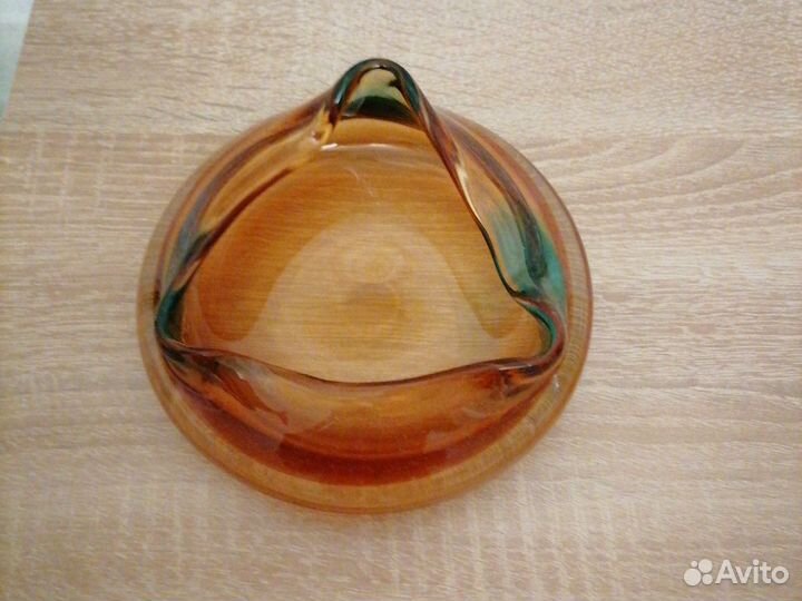 Пепельница, стекло, богемия