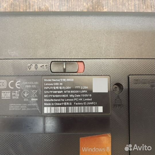 Ноутбук Lenovo G50-30