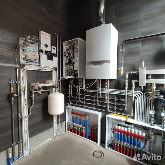 Монтаж систем отопления и водоснабжения под ключ