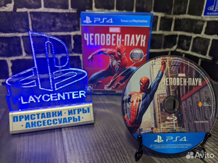Человек паук PS4 диск