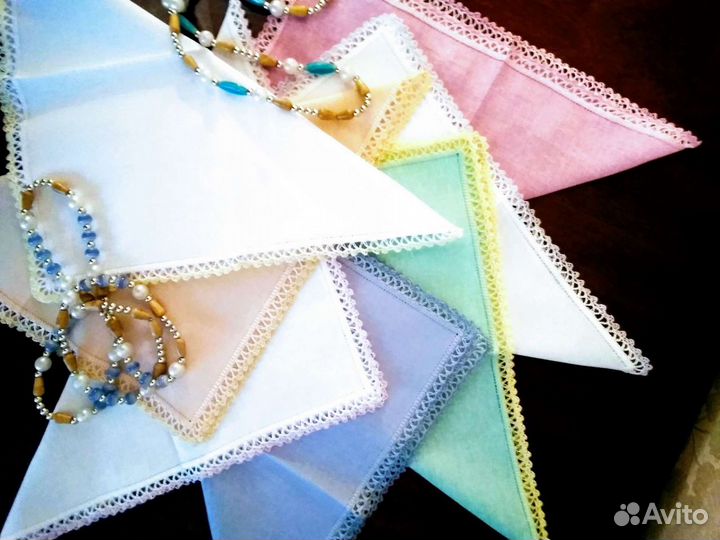 Носовые платочки ручной работы
