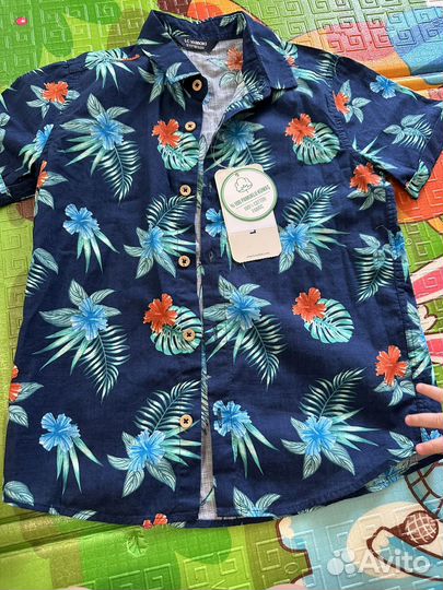 Рубашки пакетом на мальчика 6 -7 лет