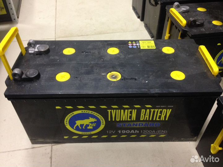 190 Ач Аккумулятор Тюмень 6ст-190 Под болт