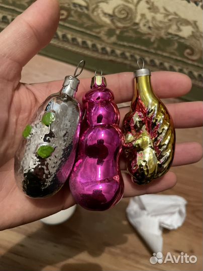 Елочные игрушки - СССР (животные)