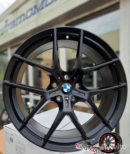 Одноширокие диски на BMW R18 5X120 чёрный мат