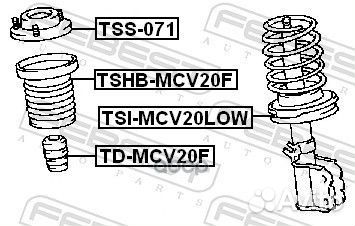 Опора переднего амортизатора TSS-071 Febest