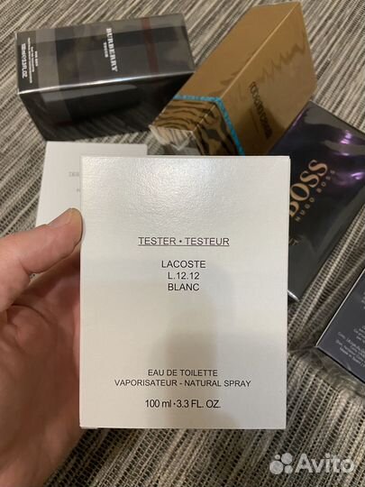 Lacoste l12.12 blanc. 100ml. оригина