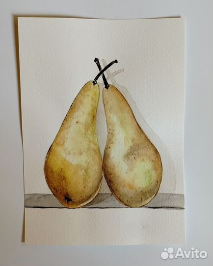 Картина акварель