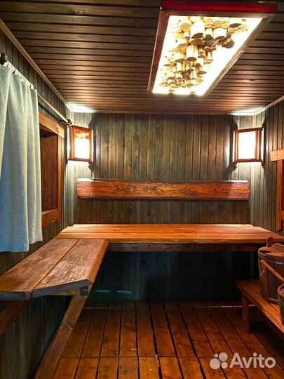 Русская баня на дровах