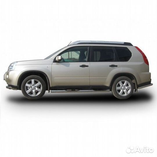 Защита порогов Nissan X-trail (2007)