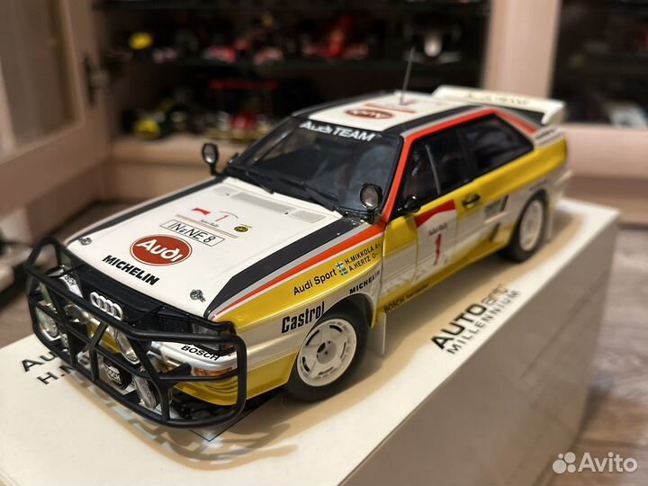Audi Quattro Safari Rallye 1984 1/18 Autoart