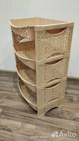 Этажерка пластиковая