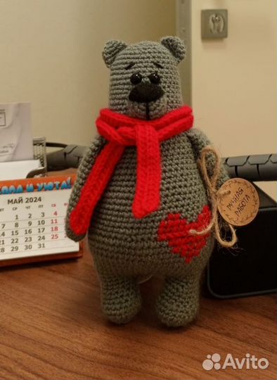 Северный Мишка Игрушка - Амигуруми вязаная крючком