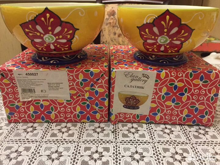 Салатники/керамика.2 шт.Москва/Раменское