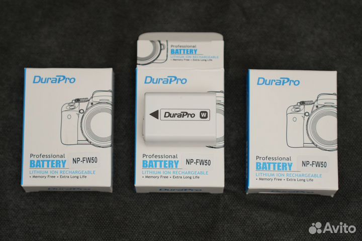 Новые аккумуляторы и зарядное для Sony NP-FW50