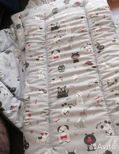 Комплект в коляску: подушка, матрас, одеяло