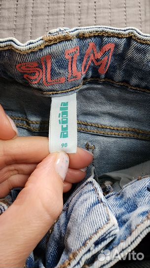 Джинсы для девочки 98