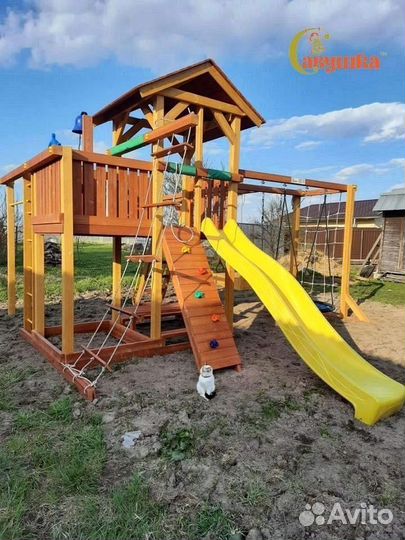 Новый детский спортивный комплекс для дачи