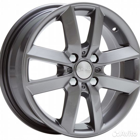 R15 4x100 6J ET45 D67,1 Скад Самурай Graphite