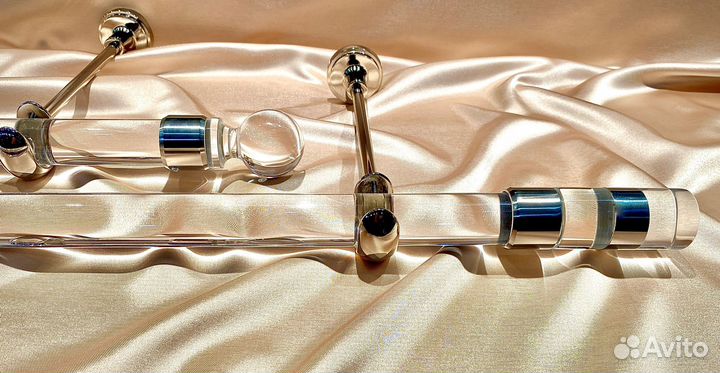 Карнизы для штор дизайнерские, кольца, наконечники