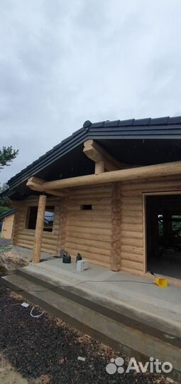 Шлифовка конопатка покраска деревянных домов