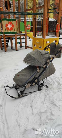 Санки коляска nika 7 8 к