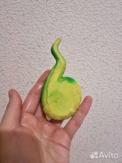 Змея керамическая статуэтка