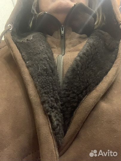 Дубленка зима жен р60