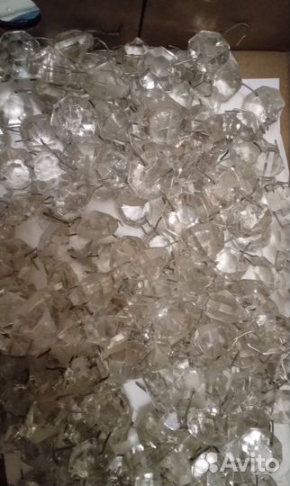 Стеклянные подвески для люстры