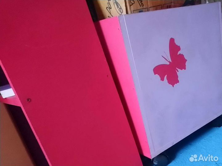 Коробка для игрушек и полки 2шт