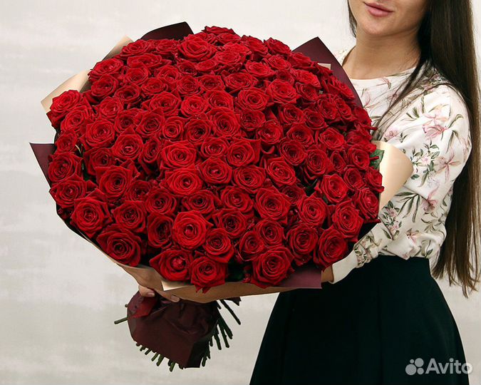 35 роз премиум сорта/Новосибирск/доставка