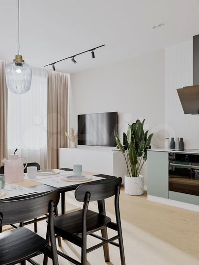 2-к. квартира, 59,2 м², 11/18 эт.