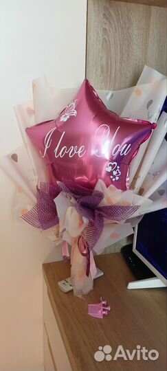 Крафт букет из шаров