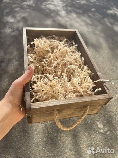 Коробка подарочная ящик деревянный