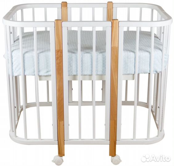 Кроватка Merry Happy Caramel маятник, матрасы