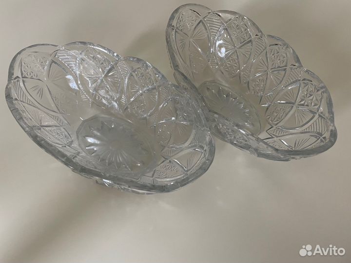 Лодочки из хрусталя