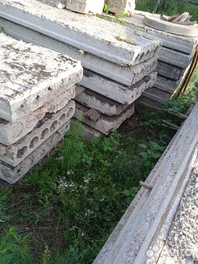 Плиты перекрытия пустотные бу