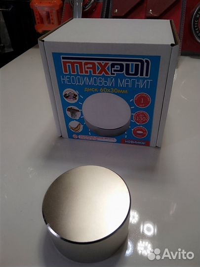 Неодимовый магнит 60х30 maxpull