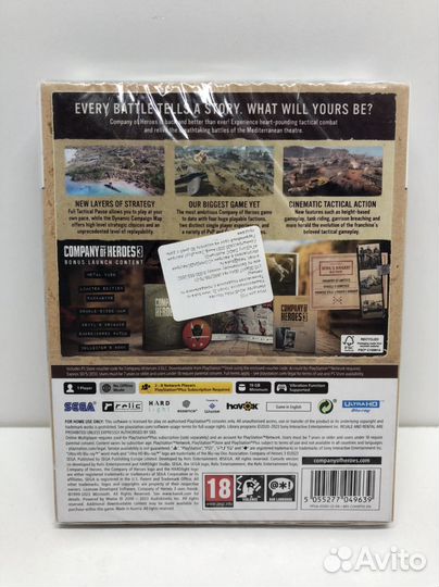 Коллекционка Company of heroes 3 на PS5