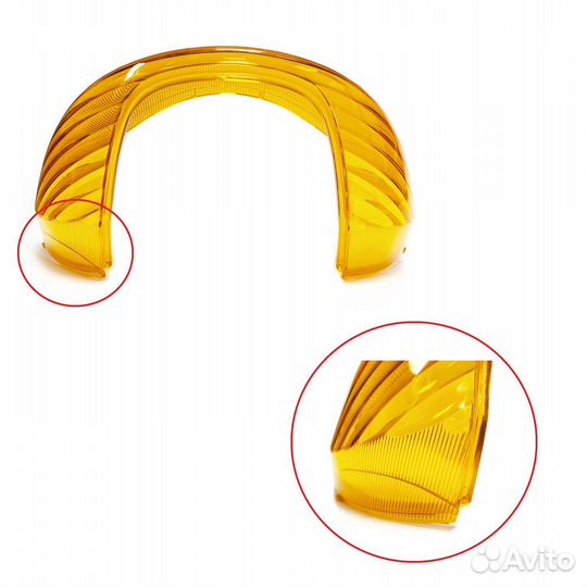 Стекло зад. поворот. Yamaha Jog-50(SA16) трещина