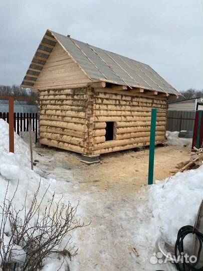 Сруб для бани дачный домик 6х3