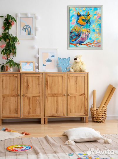 Картина с Совой птенец