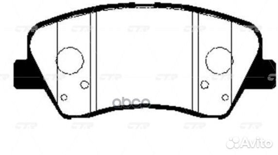 Ckkh-44 Колодки тормозные дисковые перед