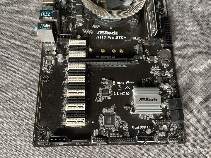Материнская плата ASRock H110 Pro BTC+